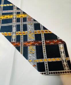 Men's Multicolor Silk Classic Pointed Neck Tie