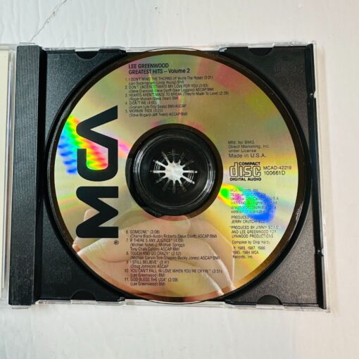 Lee Greenwood Greatest Hits Volume 2 on CD MCA Records MCAD-4219 - Image 3
