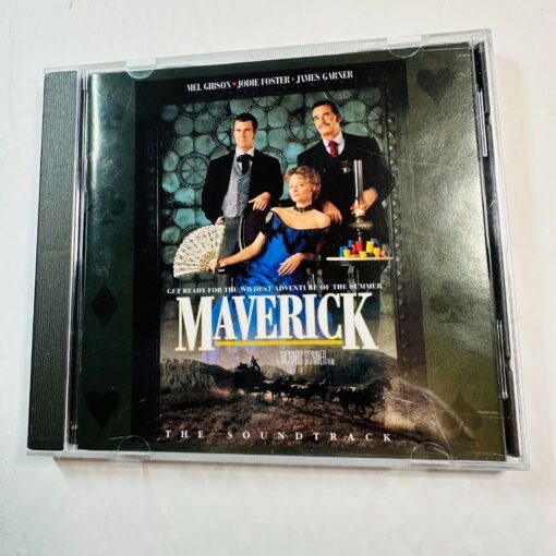 Maverick Soundtrack CD Featuring Mel Gibson Jodie Foster James Garner 1994
