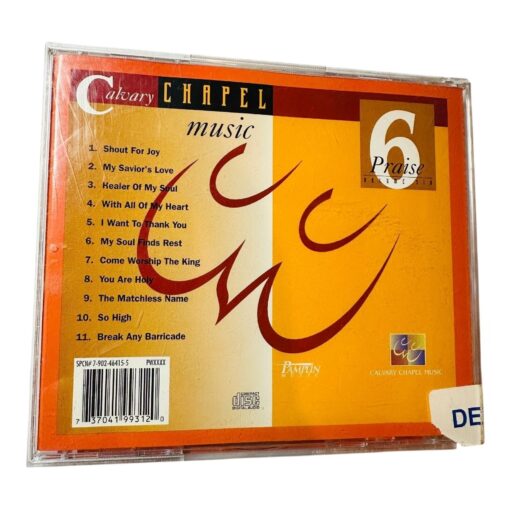 Calvary Chapel Music Praise Volume 6 CD - Image 2