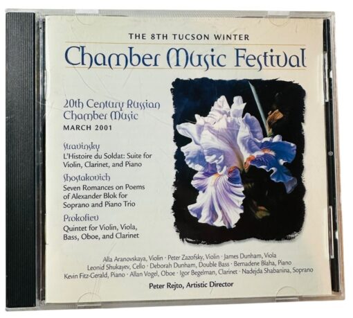20th Century Russian Chamber Music Festival CD Tucson 2001 Igor Stravinsky