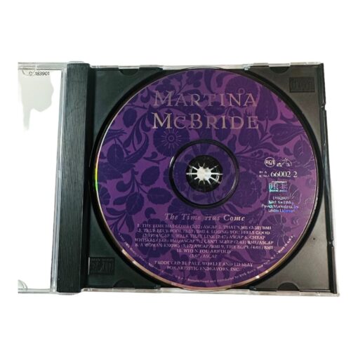 Martina McBride The Time Has Come CD Album 1992 Country Music - Image 3