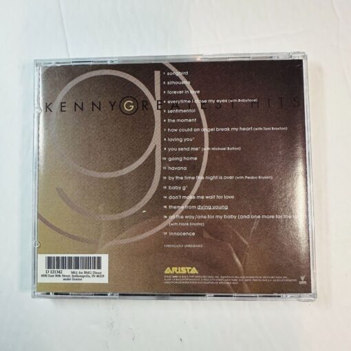 Kenny G Greatest Hits CD Album 1997 Arista Records - Image 2