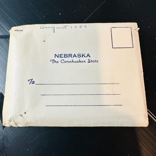 Nebraska The Cornhusker State Vintage Mini Souvenir Image Plastichrome Booklet - Image 3