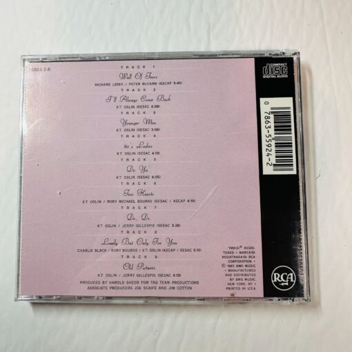 K.T. Oslin 80s Ladies CD Album 1987 RCA Country Pop Music Collectible - Image 2
