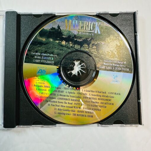 Maverick Soundtrack CD Featuring Mel Gibson Jodie Foster James Garner 1994 - Image 3