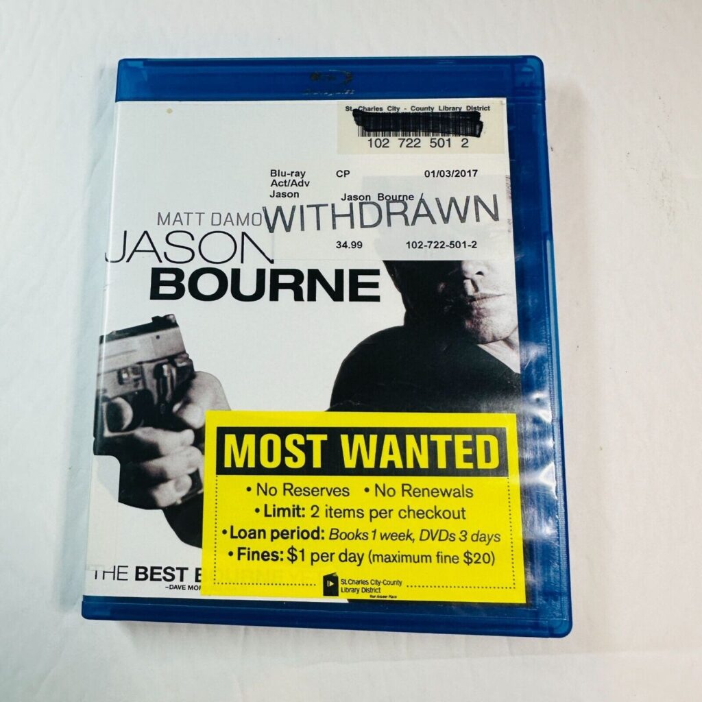 On Sale Jason Bourne Blu-ray Disc