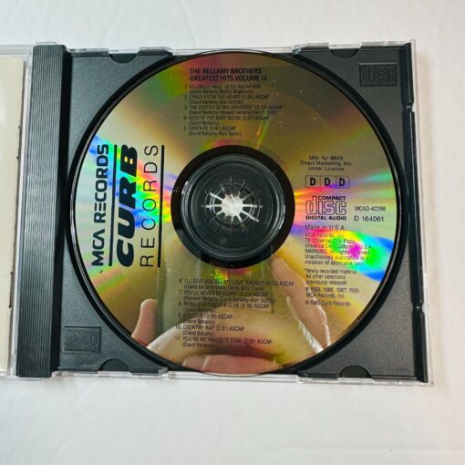 The Bellamy Brothers Greatest Hits Volume III CD - Image 3