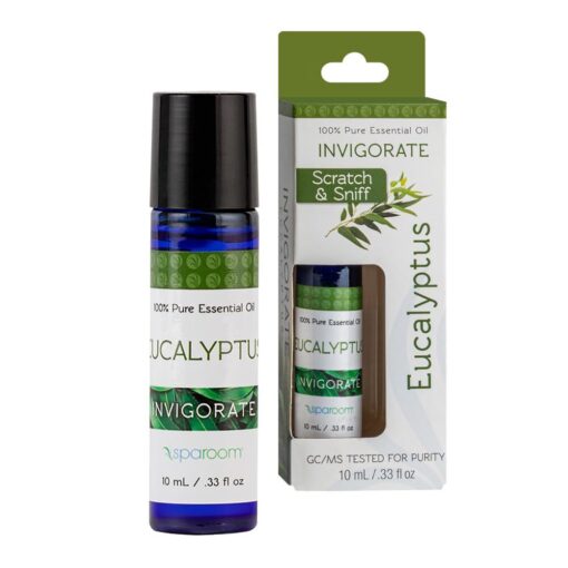 SpaRoom Aromatherapy 100% Pure Essential Oils Invigorate Eucalyptus 10 mL