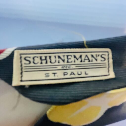 Schuneman's Inc. St. PAUL Men's Multicolor Floral Classic Pointed Neck Tie - Image 2