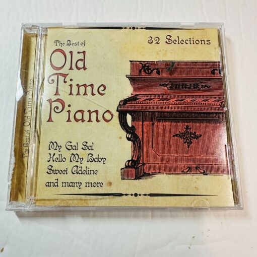 The Best Of Old Time Piano CD 32 Selections TGG Direct 60136 Music Album