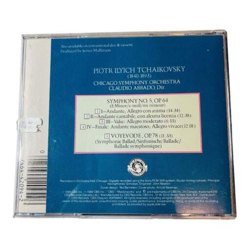 Tchaikovsky: Symphony No. 5 / The Voyevode symphonic ballad Op.78 - Image 2