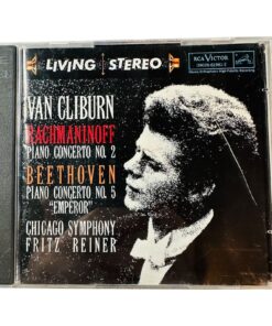 Van Cliburn Living Stereo CD Featuring Rachmaninoff & Beethoven Piano Concertos