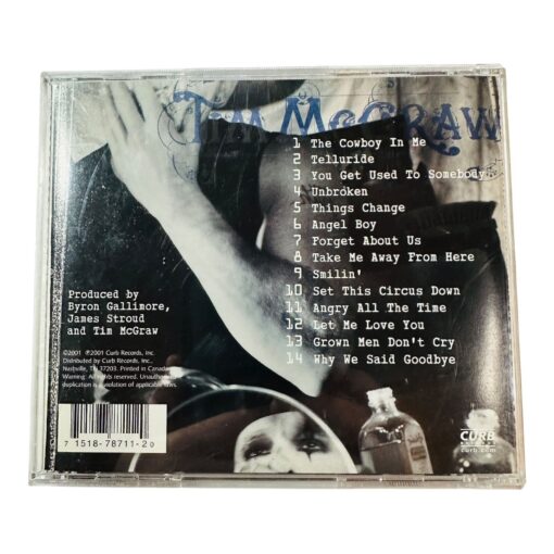 Tim McGraw Set This Circus Down Country Music CD 2001 - Image 2