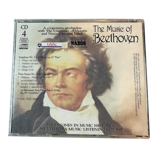 The Music of Beethoven CD 4 Classical Listening Course CAN-6 DDD Tested - Image 2