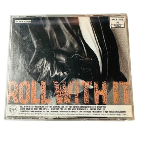 Steve Winwood Roll With It CD Album 1988 Virgin Records Full Digital Recording - Image 2
