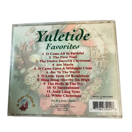 Yuletide Favorites CD By The Red Army Chorus With 12 Classic Holiday Songs - Image 2