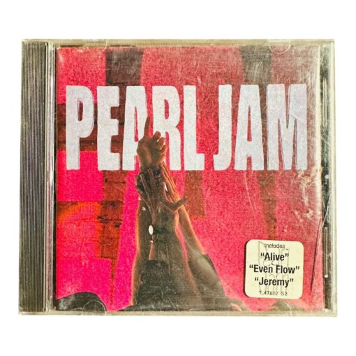 Pearl Jam Ten CD Album 1991 Epic Records Classic Rock Grunge Music Alive Jeremy