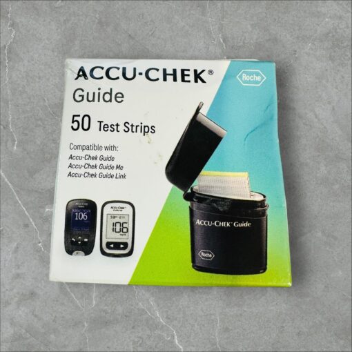 Accu-Chek Guide Test Strips 50 Count Sealed 2026 Exp Roche Diabetic Supply