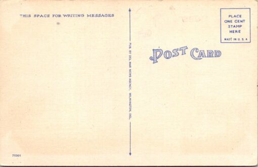 Vintage Postcard Of The Old Presbyterian Church Cemetery Dover Del Del-Mar News - Image 2