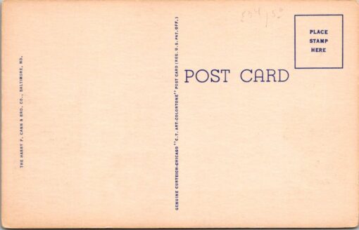 Vintage Postcard Saint Edmunds Catholic Church Rehoboth Beach Delaware 1940s - Image 2