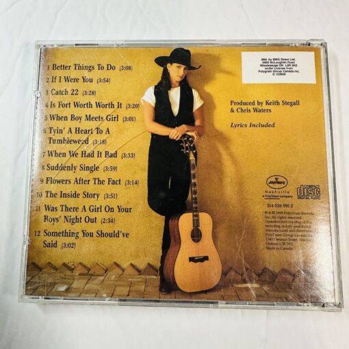 Terri Clark Self-Titled Debut Album CD 1995 Keith Stegall BMG Direct C Waters - Image 2