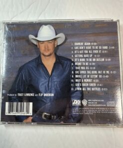 Alternative view of Tracy Lawrence Self Titled Country Music CD Album 1999 Clear Jewel Case