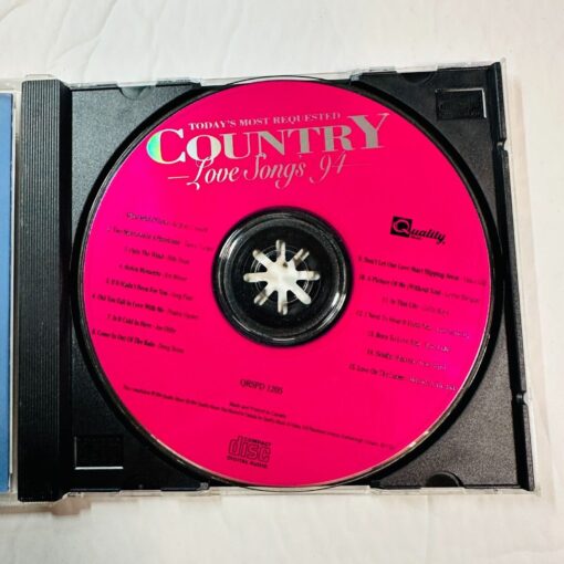 Todays Most Requested Country Love Songs 94 CD Album - Image 3