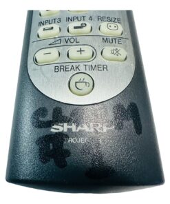 Alternative view of Sharp Projector Remote Control OEM RRMCGA029WJSA Tested Works