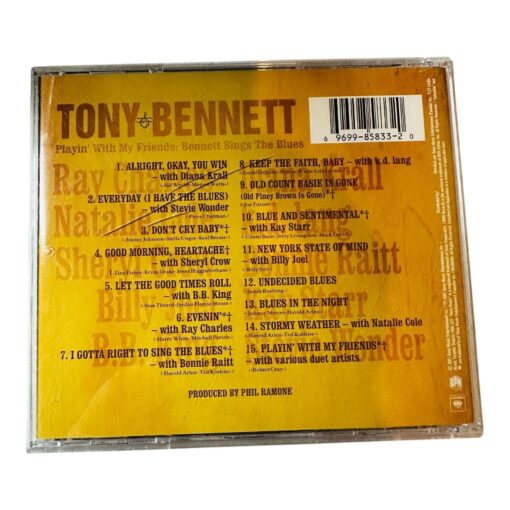 Tony Bennett Playin With My Friends CD Album - Image 2