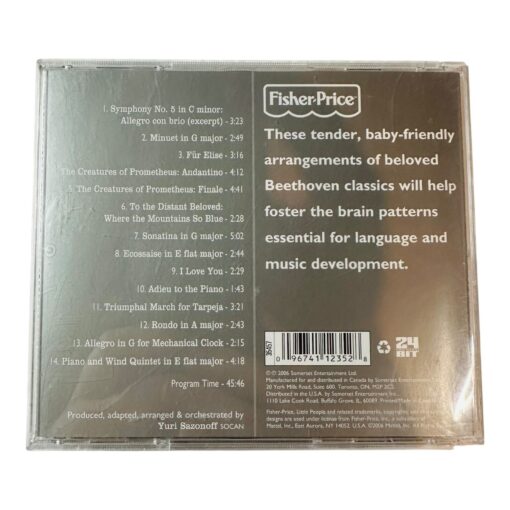 Fisher-Price Classic Baby Beethoven CD Fave Classics To Stimulate Baby's Brain - Image 2