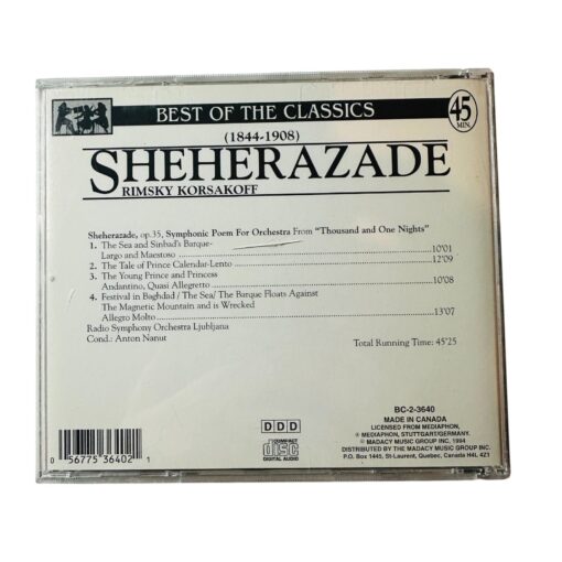 Rimsky-Korsakov Sheherazade CD Best Of The Classics Symphonic Poem Orchestra - Image 2