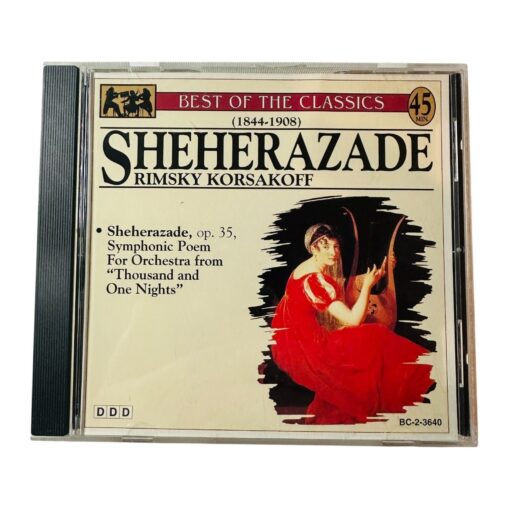 Rimsky-Korsakov Sheherazade CD Best Of The Classics Symphonic Poem Orchestra