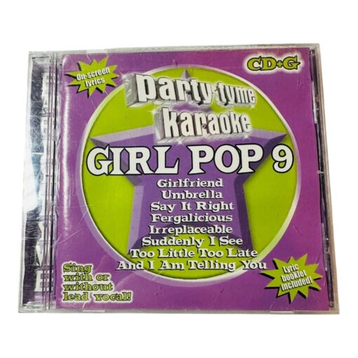 Party Tyme Karaoke Girl Pop 9 CD+G With Vocal & Karaoke Versions Rihanna
