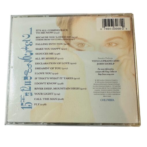 Celine Dion Falling Into You CD Album 1996 Columbia Records Pop Music - Image 2