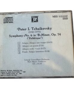 Alternative view of Peter I. Tchaikovsky - Symphony No. 6 Pathetique CD 1987 Classical MHS
