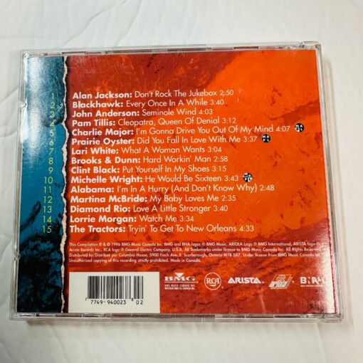 The Best Of Country Heat Music CD BMG RCA Alan Jackson Lari White Alabama - Image 2