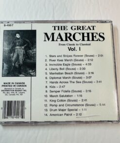 Alternative view of The Great Marches Vol. 1 CD From Classic To Classical