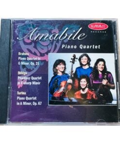 Summit Records Amabile Piano Quartet CD Audio Brahms Bridge Turina Classical