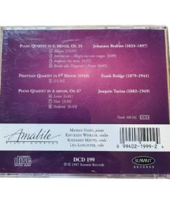 Alternative view of Summit Records Amabile Piano Quartet CD Audio Brahms Bridge Turina Classical
