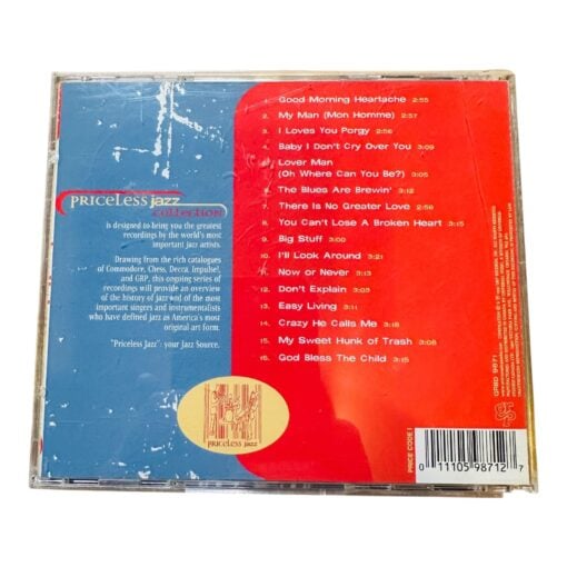 GRP Records Priceless Jazz Collection CD Billie Holiday Plastic Case Vocal Jazz - Image 2