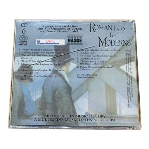 Romantics to Moderns CD Multimedia Music Listening Course Classical CD6 - Image 2