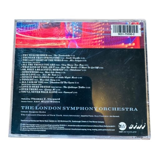 East West Records Placido Domingo The Broadway I Love CD Vocal Collection - Image 2