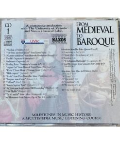 Alternative view of Naxos Milestones In Music History CAN6 CD 1 Multimedia Course Baroque Hong Kong