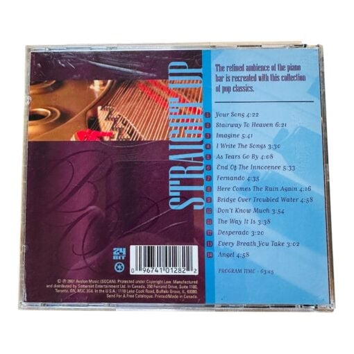 By Request Straight Up CD Piano Bar Pop Classics Music Album - Image 2