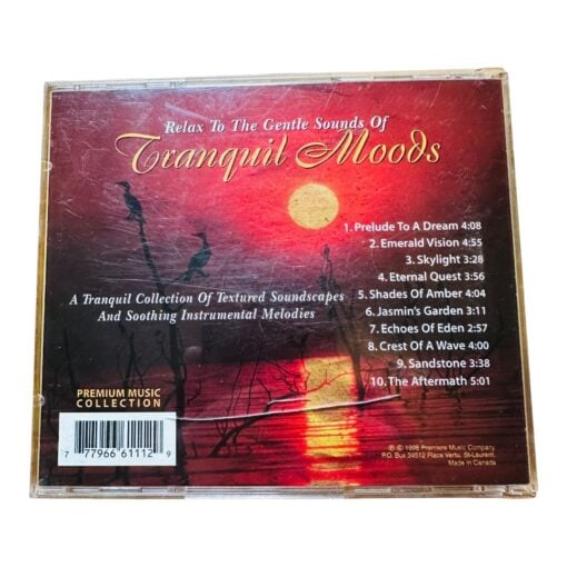 Relax To The Gentle Sounds Of Tranquil Moods CD Premium Music Collection - Image 2