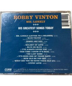 Alternative view of Bobby Vinton  Mr. Lonely CD 1991 His Greatest Songs Today Country Curb