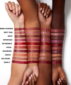 E.l.f. O Face Satin Lipstick Creamy Lipstick Infused With Jojoba Vegan Drive 81jr4K c0 L