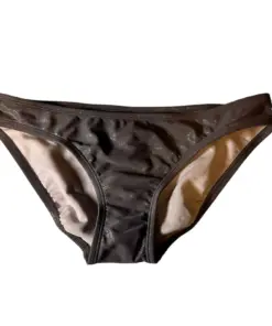Hula Honey Gray Black Glitter Bikini Bottom Size S Womens Swimwear