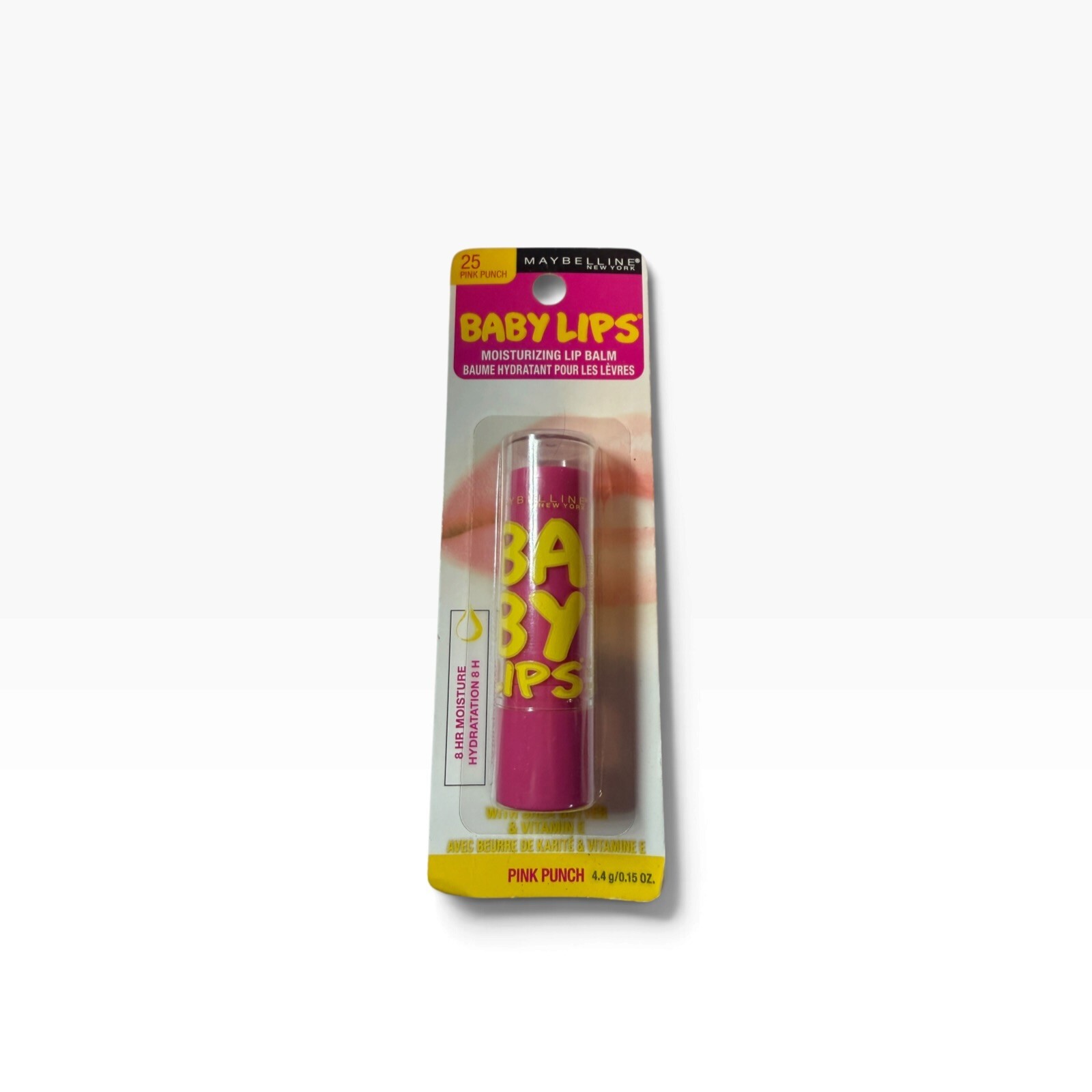 Maybelline Baby Lips Moisturizing Lip Balm Pink Punch #25 Maybelline Baby Lips Moisturizing Lip Balm Pink Punch #25
